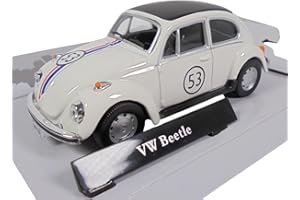 OPO 10 - Voiture Miniature Compatible avec Volkswagen Coccinelle Beetle #53 Choupette Un Amour de Coccinelle 1/43 CARARAMA - 813153