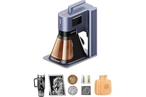 LaserPecker LP5 20W Graveur Laser Double Fibre & Diode 0,0027mm Ultra Précisé 10000mm/s Vitesse Machine de Gravure Laser 3D pour le Traitement par Lots du Métal Bois acrylique Bijouterie - Basique