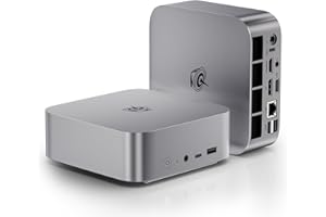 Beelink Mini PC SER8, AMD Ryzen 7 8745HS (8C/16T, do 4,9 GHz), 24 GB DDR5 1TB M.2 PCIe4.0 SSD, wyświetlacz 4K, USB4, HDMI, DP1.4, BT5.2, WiFi6, 2.5G LAN, mini komputer do gier