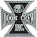 Produktbild Doom Crew skull Ironcross BLS Black Label Society Biker Motorbike Aufnäher Patch