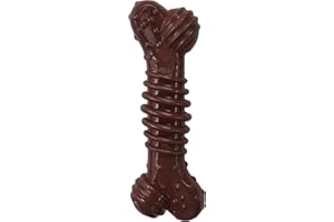 Nylabone morder Juguete masticable en Forma higiene Dental mordida agresiva, Hueso con Textura, Mezcla de sabores, para Perros Adultos de hasta 16 Kilos, Nylon, No se Aplica, M