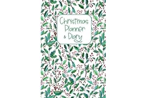 Christmas Planner & Diary: Notebook Journal with Holiday Shopping List, Gift Planner, Online Order and Greeting Card Address Book Tracker