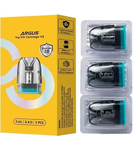 elfbar nachfüll pod läuft aus Original Kit VOO'POO Argus P2 30 W 1100mAh Batterie 2 ml Remplissage  supérieur 0,4ohm 0,7ohm Cartouche Argus Pod Type-C Vaporisateur de  cigarette électronique (Gris titane) main image 0