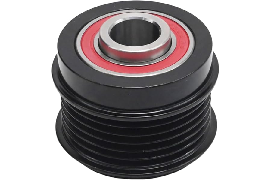 Ollanoos 1883806 Overrunning Alternator Pulley, Replacement for Ford Tourneo Transit Custom 20 TDCi, Replaces 2165474 2454939