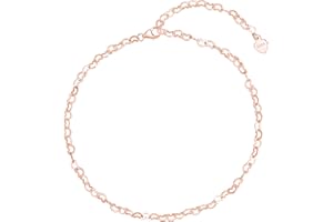 Bewenda Silber Fußkettchen für Damen, Sterling Silber 925 Fusskette für Frauen Mädchen, Sommer Strand Sandale Barfuß Fußspange Geschenke, Flexibe Verstellbar Wasserfest Fußbändchen Knöchel-Kette