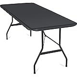 KESSER® Buffettisch Tisch klappbar Kunststoff 183x76 cm Campingtisch Partytisch Klapptisch Gartentisch für Garten, Terrasse u