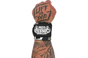 WARRIOR POWERLIFTING GEAR Bandes de Poignets 50 cm Pro Camouflage Warrior Gear | Paire de Bandes pour Musculation, Powerlifting et Strongman | Technologie Gripper – Coutures Renforcées