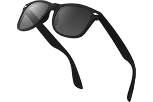 ALHAZEN Polarisierte Sonnenbrille Herren Damen Polarisiert Eckige Sonnenbrillen Unisex Retro Klassische Vintage Brille UV400 Schutz Classic Sunglasses Rechteckig für Fahrrad Fahren