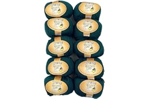 TRICOT CAFE' Tricot Cafè - Irene - gomitolo Filato Misto Lana Merinos irrestringibile Morbido Adatto a Tutte Le età per Ferri/Uncinetto: 3.00/4.00 Made in Italy Ottanio 7441