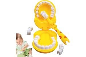 Genikeer Zähne Putzen Spielzeug, Sicheres PP- Abnehmbares Giraffen-Vorschulerziehungsspielzeug, Spielzeug Zum Zähneputzen Für Kinder Spaß Lehre Bedürfnisse