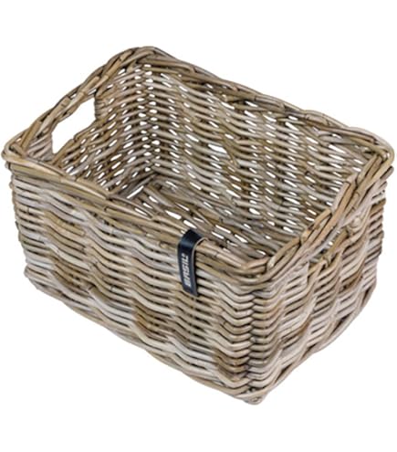 Basil Cento Rattan Look MIK Panier de vélo arrière, 22 l, Marron Naturel, résistant aux intempéries, avec système MIK verrouillable Basil Cento Rattan Look MIK Panier de vélo arrière, 22 l, Marron Naturel, résistant aux intempéries, avec système MIK verrouillable