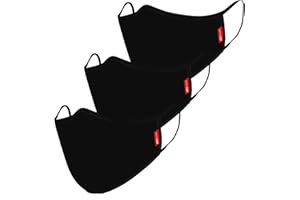 AZERTEX AZX protech Lot de 3 Masques Tissu Réutilisables - Filtration supérieure à 90%, Garantie 50 Lavages - Masque Adulte, Enfant Conforme Nouvelle Réglementation 2021, Pack x3 Assortis