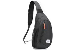 HALOVIE Mochila Bandolera Antirrobo Mochilas Cruzadas Bolsa de Pecho Ligera Bolso Bandolera para Hombre y Mujer Sling Bag Pequeño para Viaje Senderismo