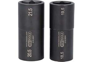 ‎BRILLIANT TOOLS KS Tools 515.0895 1/2" Spezial-Alu-Felgen-Kraft-Stecknuss-Satz für Ford, 18,5/19,5/20,5/21,5 mm, 2-tlg