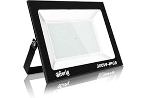 ‎BLIVRIG Blivrig LED Strahler Außen,300W strahler außen,Led Flutlicht Außenleuchte Superhell LED Fluter Außenstrahler IP66 LED Scheinwerfer,led strahler außen,für Garten, Garage,Sportplatz