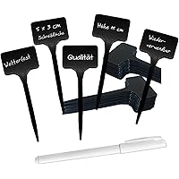 R&M Orient 15er Set Pflanzenschilder mit Marker – 15 cm lang Kunststoff Pflanzenstecker Stecketiketten Kräuterschilder…