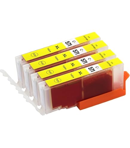 Pack De 2 Cartouches D’encre Cyan Compatible Canon CLI-571C / 571XLC
