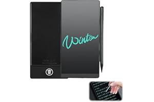 DOZYLIVE 6.5" LCD Writing Tablet for Adults Reusable Digital Notepad with Pen Office Electronic Notebook with Hall Switch Electronic Drawing Pad with Lock Function Writing Pad for Notes Doodles Messages