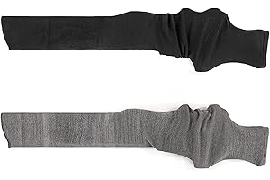 GUGULUZA Extrabreit Gewehrsocke Waffenstrumpf für Langwaffen mit Zielfernrohr, Silikon Behandelt Gewebe, Gewehr Lufgewehr Aufbewahrung Schutzhülle 120cm Länge