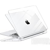 NPUOLS MacBook Pro 14 Inch Case 2026-2022 with M5-M1, Clear | For A3434 A3112 A3401 A3185 A2918 A2992 A2779 A2442 with M5 - M
