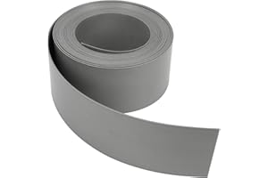 Einfeben Rasenkante Beeteinfassung Beetumrandung Mähkante Kunststoff Gartenumrandung für Kurven Blumenbeet Umrandung unsichtbar (Länge 25m - Höhe 10cm)