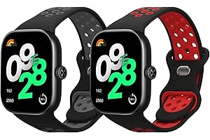 kwmobile 2 x sportowa bransoletka kompatybilna z Xiaomi Redmi Watch 4 – zestaw bransoletek fitness z silikonu TPU