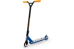 OLSSON & BROTHERS OLSSON Patinete Freestyle niño - Manillar Giro 360º - Altura Fija 88CM - Chasis Ligero y Resistente 50% Aluminio/Acero - Plegable - Ruedas 200MM PU - Rodamientos ABEC 9 - Freno pie