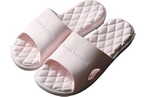 ZEZKT Pantoufles de Douche pour Femmes Chaussures de Salle de Bain Super Douces Pantoufles Antidérapantes pour la Maison, Séchage Rapide Piscine Plage Sliders et Sandales d'été