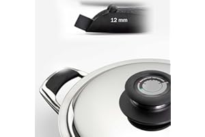 OPPAHA Manici Pentola Compatibili AMC al 100% - Filettatura in Ottone e Bachelite Anti Scottatura - Set 2 Maniglie Serie 29