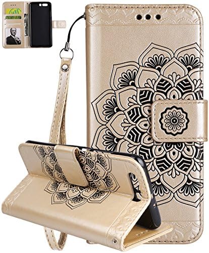 Roreikes Half Flower 3D PU Leather Case Folding Stand For Huawei P10 (5.1zoll) Variety Style Embossed Pattern Leather Wallet Flip Case Cover for Huawei P10