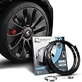 AlloyGator Black Alloy Wheel Protectors For Upto 15" Wheels | Fits All Cars | Premium Quality Rim Protectors | 15 Colours Available