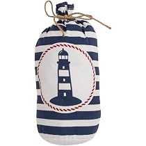 Seaside No. 64 - 4er Set Maritimer Holz-Untersetzer Mit Leuchtturm-Motiv, 9x9 Cm, Kratzgeschützt