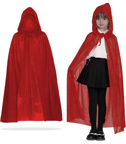 Capa Con Capucha Amarilla Para Niños – Disfraz De Vampiro, Bruja O Grim Reaper, Ideal Para Halloween Y Fiestas De Cosplay, Talla 80cm