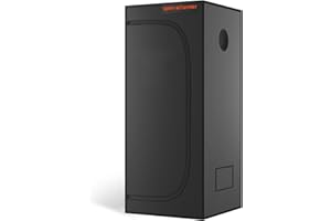 Spider Farmer Growbox Tienda de Cultivo para Interiores, reflectancia, aireada, Impermeable, Armario para Cultivo en casa, Invernadero, Tienda de cría (60 x 60 x 140 cm)