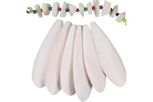 AFHGDJR 6 StüCk 11-13cm Sepiaschalen FüR SchildkröTen, SchildkröTen ZubehöR,Sepia,Und VöGel Wie Wellensittiche, Finken, Zebrafinken Und Sittiche.FüR VöGel Schnecken Reptilien Kalzium U Mineralversorgung