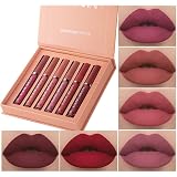 12 Farben Matte Flüssig-Lippenstift Set – Wasserdicht, Langlebig, Antihaft, Für Party, Alltag & Besondere Anlässe