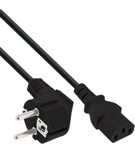 Goobay 96037 Cavo Di Alimentazione Nero 5 M Spina Di Alimentazione Di Tipo F Iec C13 Goobay Str Mkabel 5 M 96037 - Foto 3