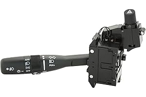 TRQ Turn Signal Lever Headlight Headlamp Switch Compatible with 99-04 Grand Cherokee with Automatic Headlights and Fog Lights