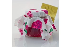 DIE DELIKATESSEN MANUFAKTUR BERGLER-FISCHER Rosengelee pur | Marmelade aus echten Rosenblütenblättern | Rosenaufstrich | Brotaufstrich 200g