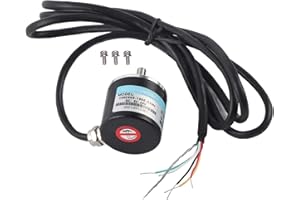 HILILAND Encoder trifase DC 5-24 V ABZ, encoder fotoelettrico, encoder automobilistico a tutti gli assi 3000-6000 RPM (100HZ)