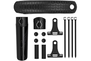 GLFLOW Rear Wheel Mudguard, Bicycle Mudguard Set, Adjustable, Quick Mount, for 26"/27.5"/29" MTB, Tire Width up to 70mm(rear+front)