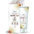 ACNE-UV Gel Sunscreen SPF 30 PA+++ | 30g Sunscreen for Oily Skin Women & Men | Non-Comedogenic Silicone Gel | Visible Light Protection | Water Resistant | Suitable for All Skin Types