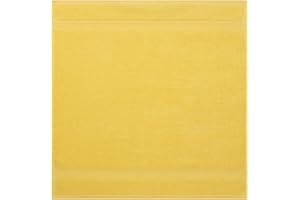 Betz Serviette débarbouillette 100% Coton Taille 30 x 30 cm pour Visage Mains Lavette Bidet Premium Couleur Jaune