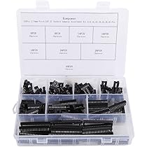 QUARKZMAN - 6 Sockets ZIF Universels 28 Pins 2,54mm | Pour Microcontrôleurs, Puces, Breadboards