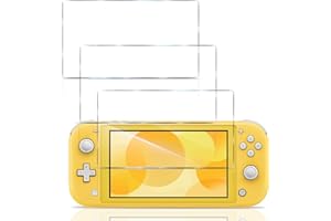 GiiYoon-3 Piezas Protector de Pantalla para Nintendo Switch Lite 2019 Cristal Templado,[Sin Burbujas] [Cobertura Completa] [9H Dureza] Vidrio Templado HD Protector Pantalla para Switch Lite 2019