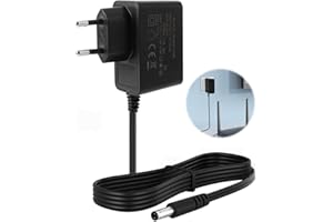 TOALUEA Netzteil Ersatz 12V DC 1A, 100-240V AC Power Adapter, 5.5-2.5MM AC Klinkenstecker Netzadapter, Universal Steckernetzteil 12V für Keyboard TV Box Router Spielzeug Elektroauto