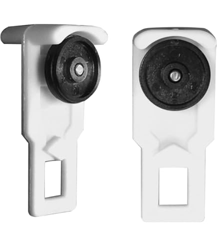 Embouts De Rail Pour Tringle à Rideaux 24x16mm – Lot De 2, En Polyamide Blanc, Finition Propre Et Facile à Monter