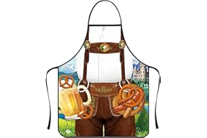 Husalsea Munich Oktoberfest Outfit Apron - Sexy and Fun Apron for Oktoberfest Dress, Decorations, and Accessories, Barbecue Apron, Perfect for Women, Fun, Tight-Fitting Waterproof Apron
