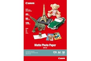 Canon MP-101 - Papel fotográfico A4, mate, 170g/m2, 50 hojas