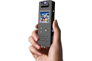 BAYEHNGS Mini Body Camera with Audio and Video, Portable 1080P Small Body Cam with 180° Rotatable Lens, Night Vision, 1.4” Screen Wearable Personal Video Body Worn Camera for Outdoors Cycling Law Enforcement